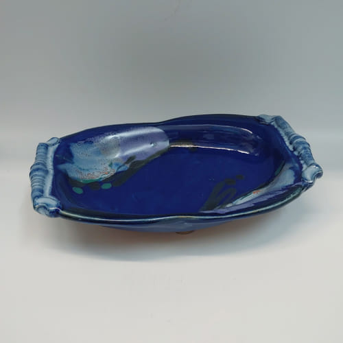 Click to view detail for #220140 Platter Cobalt 11x7 $18